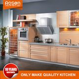 Teak Natural Wood Veneer Sale Kitchen Cabinet