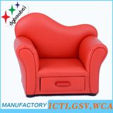 PVC Leather Kids Sofa with Storage Funcation