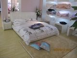 Latest Design Modern Home Leather Bed (6009)