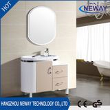 Modern Floor Stand Waterproof Colorful Bathroom Cabinet PVC