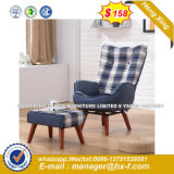 Modern Metal Legs Singer Fabric Sofa Chair (HX-8NR2122)