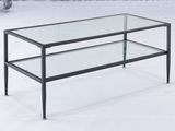 Simple Design Home Furniture Tempered Glass Coffee Table (CT246)