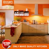 Pastoral Style Ash Wood Veneer Wholesale Kitchen Cabinet