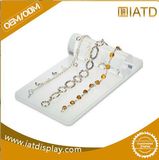 Custom White Acrylic Plastic Necklace Display Tray