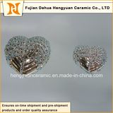 Wings Shape Electroplate Ceramic, Jewelry Box (Home Decoration)