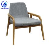 Wood Imitation Chair with Armrest