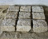 Natural Rusty Yellow G682 Beige Granite Paving Cube Stone