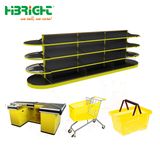 Supermarket Equipment Store Shelving Bakset