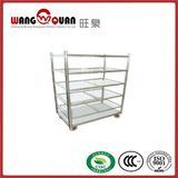 Standing Modular Wire Shelving with Wheel