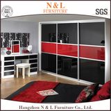 Modern Bedroom Wooden Wardrobe with Sliding Door