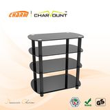 HiFi 4 Tiers Tempered Glass Cheap Outdoor TV Stand (CT-FTVS-K214BM)
