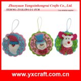 Christmas Decoration (ZY13L170-1-2-3 17CM) Christmas Fabric Decoration Garland