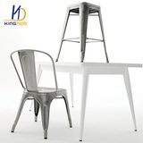 Cheap Antique Retro Industrial Cafeteria Replica Dining Stackable Outdoor Vintage Metal Tolix Chair