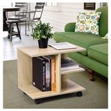 Modern Bedside End/Coffee Table with Storage Shelf