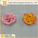 Wholesale Handmade Small Ceramic Flowers Craft for Decoration