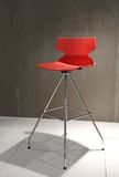 Fashion Colorful Plastic Commercial Swivel Metal Barstool