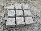 Garden Patio Grey Granite Pavers, Cobblestone