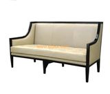 (CL-6605) Classic Restaurant Living Room Couch Wooden Fabric Hotel Sofa