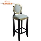 Modern Solid Wood Bar Stool for Club Restaurant Hotel Furniture