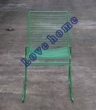 Metal Stackable Leisure Garden Side Wire Dining Restaurant Chair