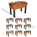 Wood Mini Soccer Table for Children Multi Games 9 in 1