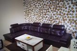 7 Seats with Head Support Big Corner Leather Sofa