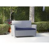 Well Furnir Wf-17126 Patio Deep Seating 4 Piece Wicker Conversation Set