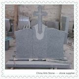 Cross and Book Nature Stone Granite Monument