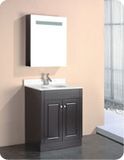 MDF Bathroom Cabinet with Espresso Painting