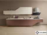 UV Spain Modern Home Hotel Furniture Island Wood Kitchen Cabinet