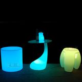 Illuminated Furniture Hire LED Light Cube Table Illuminated Lamp