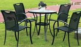Aluminum Garden Chair and Desk 4+1