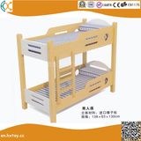 Preschool Wood Furniture Children Wooden Double Bed