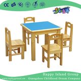 School Children Wooden Fireproof Square Table (HG-4002)