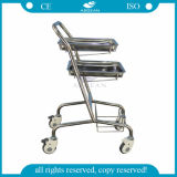 AG-Ss034 ISO Ce Approved Medical Multifunctional Hospital Laundry Trolley