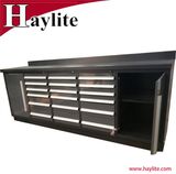 18 Drawers Heavy Duty Garage Industry Workshop Workbench with Cabinets