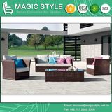 Outdoor Sofa Set Patio Furniture Set Rattan Furniture Garden Sofa Set 2-Seat Sofa Set (Magic Style) Foshan (Norway Sofa Set)