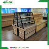 Supermarket Metal Fruit and Vegetable Display Shelf Rack