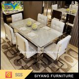 Stainless Steel Furniture Dining Table Set Square Dinner Table