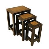 Antique Chinese Wooden Flower Stool Lws053