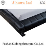 American Style Bedroom Bed Leather Bed