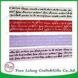 Letter Ribbon Custom Colourful Decoration Christmas Ribbon