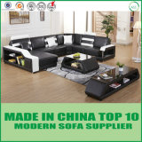 Home Living Room Furniture Modern Corner Leather Sectional Sofa