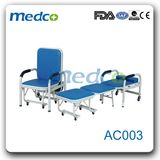 Power Coated Steel Accompany Recliner Chair, Hospital Patient Sleeping Chair