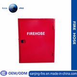 Red Metal Fire Fighting Hose Reel Cabinet