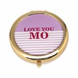 Home Decoration Souvenir Round Golden Pocket Mirror Cm-1234