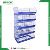 3 Deck Display Racks Stackable Basket Shelves