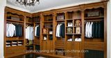 Euro Modern Style Solid Wood Lacquer Wardrobe Room Closet