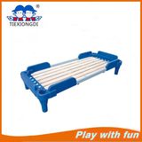 Simple Design Cute Small Wood Single Kid Bed