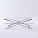 Hot Sale Nesting Tempered Glass Coffee Table
